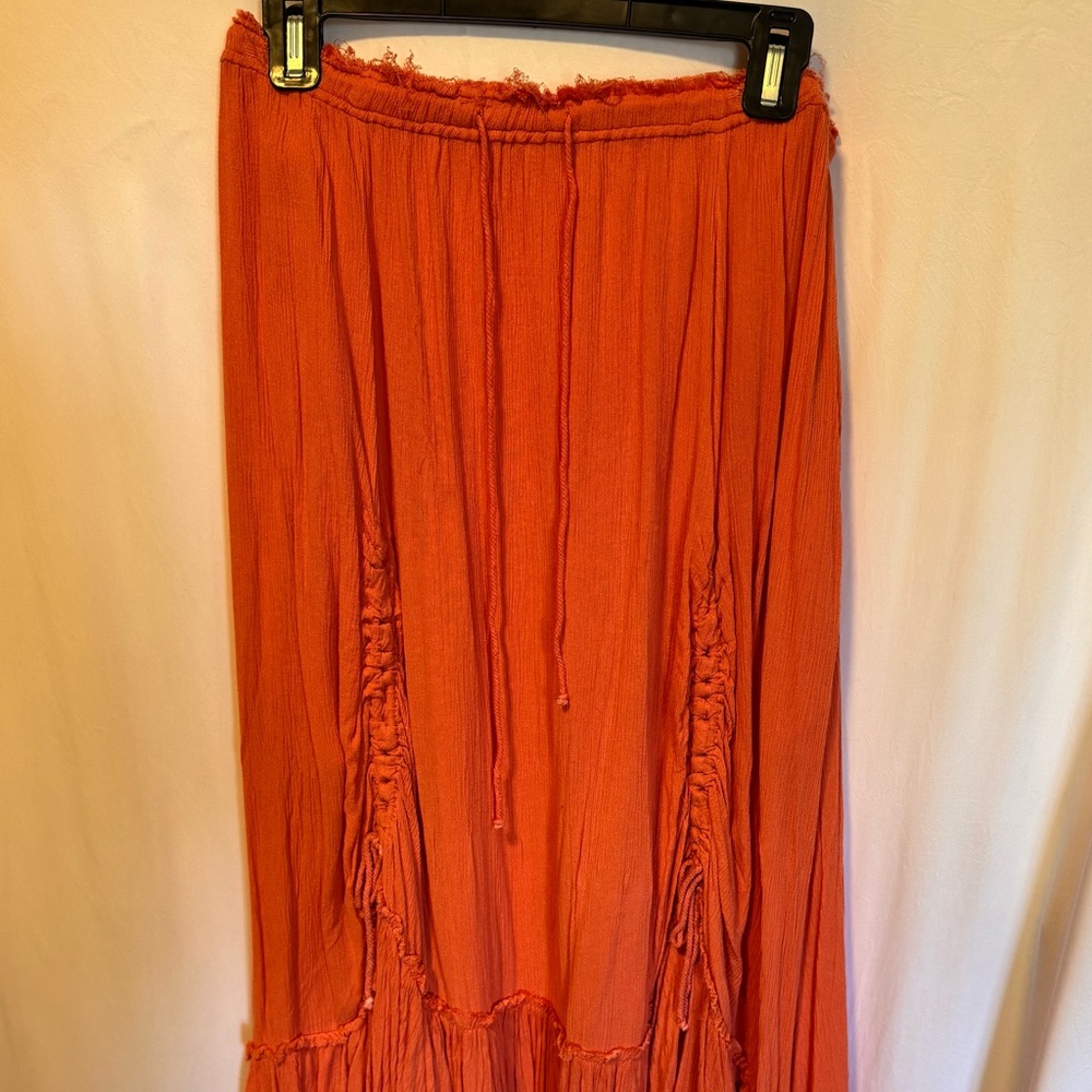 Women's Orange Skirt